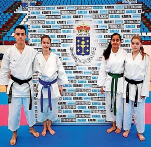 El Akai Ryu de Negreira tendrá a cuatro de sus deportistas en Santiago