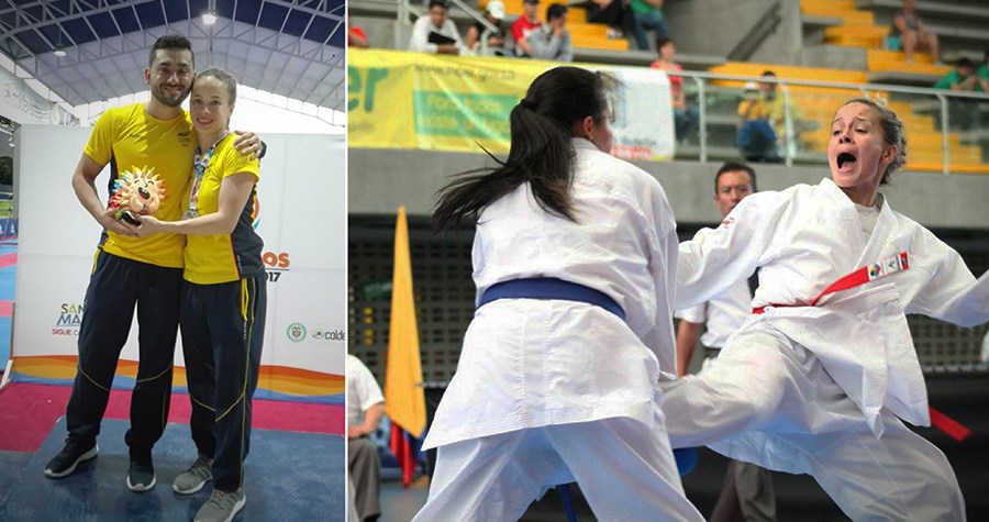 Paula Ruiz, plata y bronce en karate de los Juegos Bolivarianos