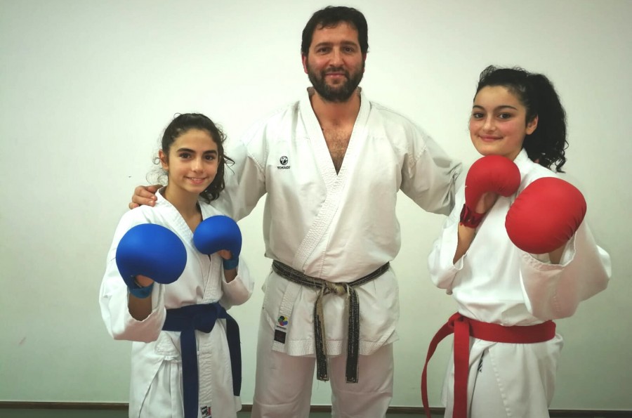 Dos karatecas compostelanas a punto de clasificarse para la fase final de Liga de Kárate Femenino