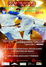 La Latina acoge el Trofeo Internacional de Karate Villa de Madrid 2018