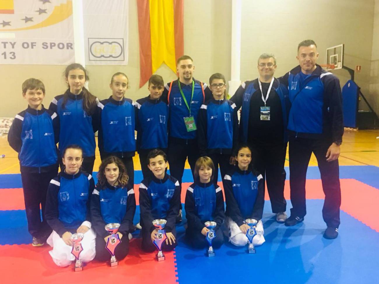 Excelente actuación del club Dakentai en los campeonatos de Andalucía de karate infantil