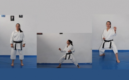 Lorena Serrano ha ganado su primer cinturón negro juvenil de karate con tan solo 15 años