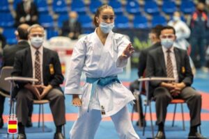 Paola García, campeona de España de karate en categoría cadete