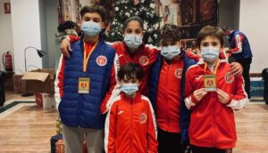Dos aguileños del Club de Kárate Nintai consiguen el bronce en el Campeonato de España Infantil