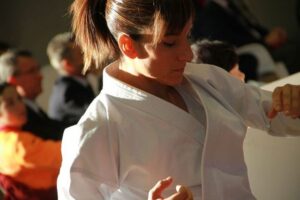 La karateca Sandra Sánchez, nombrada hija adoptiva de La Estrella