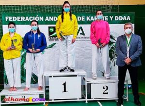 Alicia Correa tercera en el Campeonato de Andalucía de karate senior