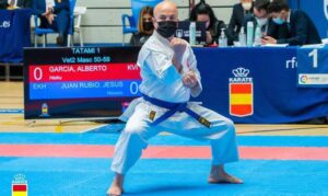 El karateka de Humanes Jesús Juan Rubio campeón de España de estilos de Kata Individual veteranos II