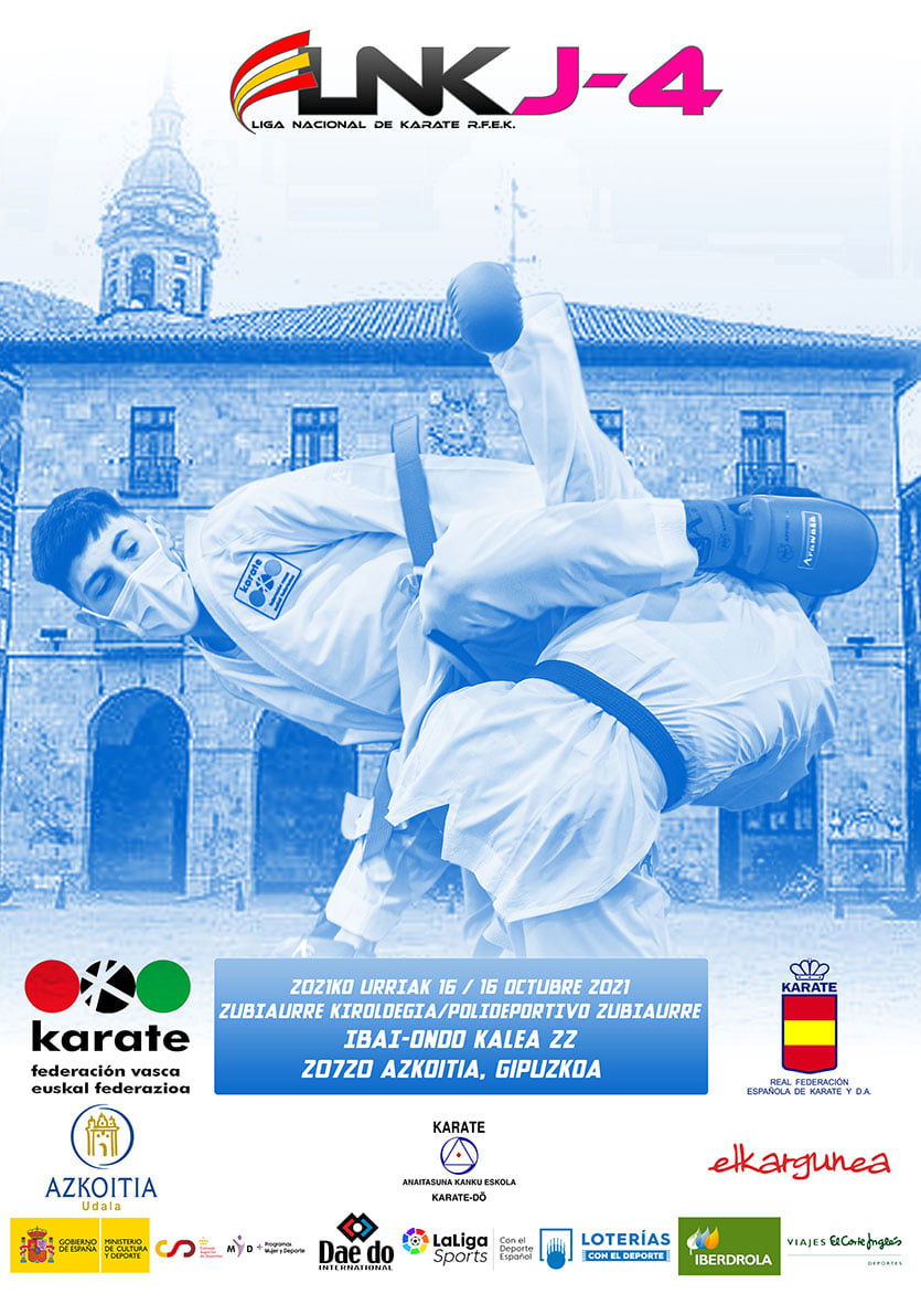 Azkoitia, sede de una de las cuatro jornadas de la Liga Estatal de Karate