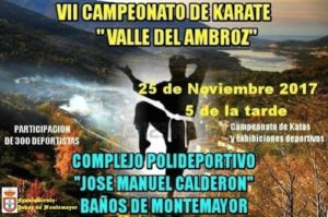 VII Campeonato de Kárate Valle del Ambroz