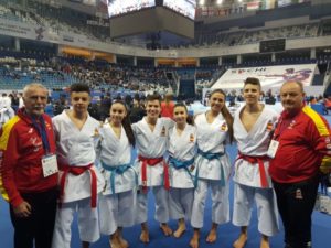 Dos torremolinenses, campeones de Europa con la selección española de Karate