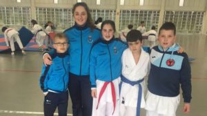 Cinco deportistas del Akai Ryu de Negreira estarán en el Campeonato de España de kárate