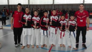 Dieciséis medallas para los salmantinos en el Regional de karate