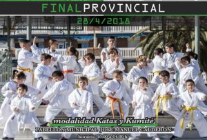 La final provincial de kárate reúne en Villanueva a 300 competidores