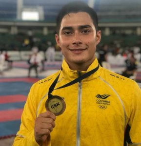 Luis Felipe Aguilar, bronce en el Suramericano de Karate Do en Guayaquil