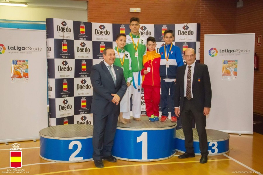 Nicolás Rodríguez, bronce en el Campeonato de España de Kárate