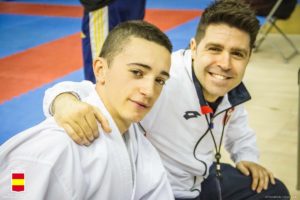 Alberto Moreno Jiménez, campeón de la Liga Nacional 2018 de Karate en categoría Junior