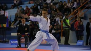 El karateka venezolano Antonio Díaz pasó a la final de kata en los Juegos Suramericanos