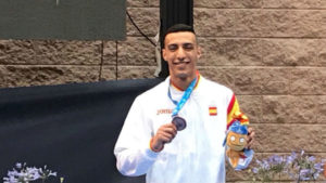 Samy Ennkhaili, bronce en karate