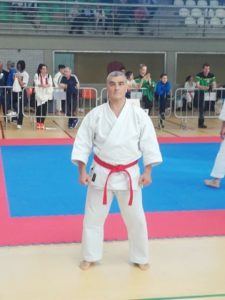Jokin Larreta, cinturón negro 7º Dan de Karate-do
