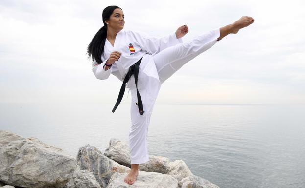 La karateka malagueña María Torres reta al mundo en busca del oro
