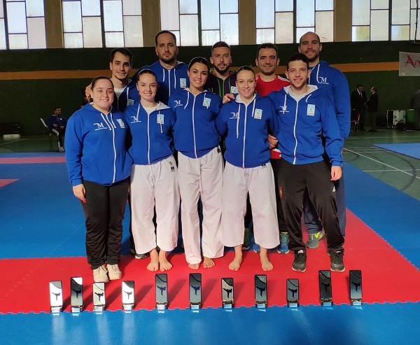 El karate de Torremolinos se hace con once medallas en el Campeonato de Andalucía Senior