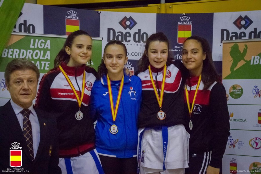 Cuatro medallas para el Kyoto Salamanca en la primera prueba de la Liga Nacional Infantil