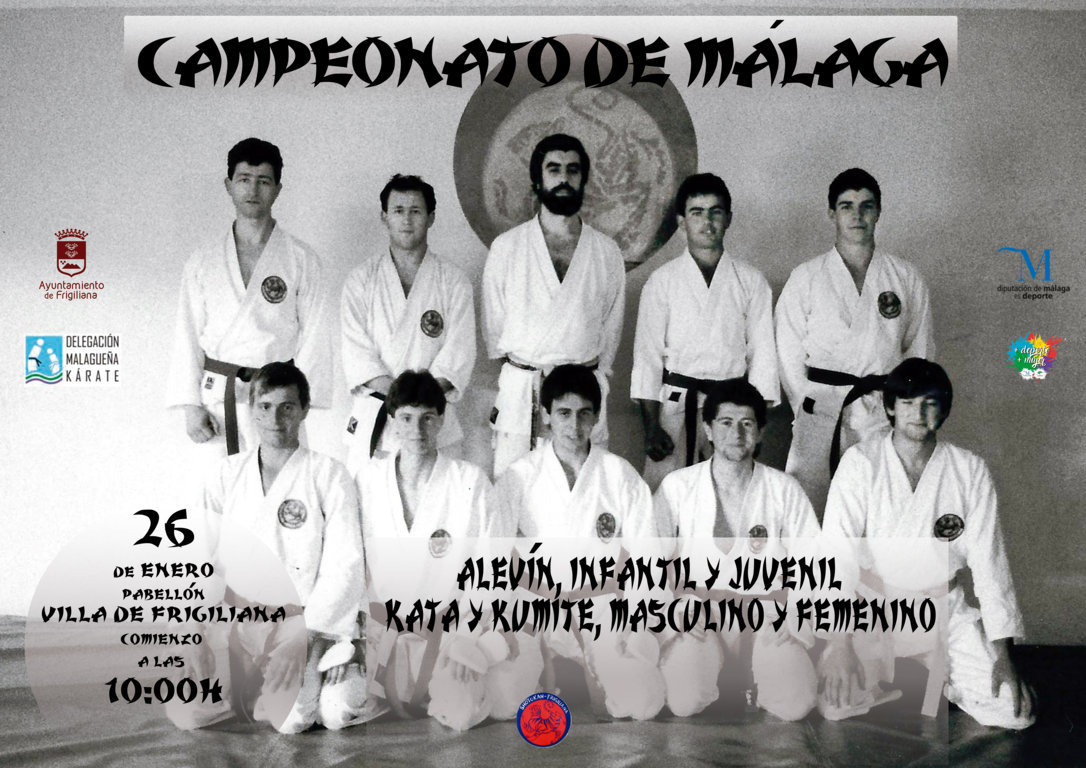 Campeonato de Málaga de Karate, el 26 de enero en Frigiliana