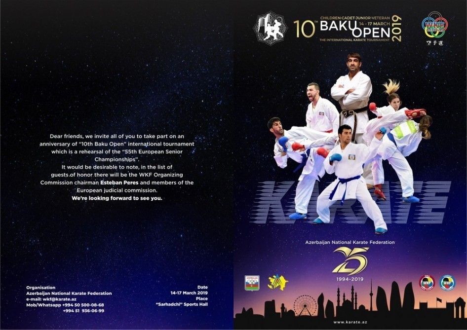 Empieza el torneo internacional de karate “Baku Open”