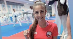 La karateca chilena Valentina Toro se quedó con la medalla de plata del "K1 Series A" de Austria
