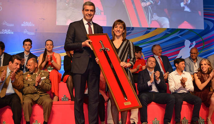 El kárate de Sandra Sánchez deslumbra en los premios del deporte de la Diputación de Toledo