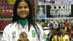 Shanee Torres conquistó bronce para Colombia en Panamericano de Karate