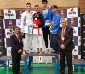 Medallas para Balbuena y para García en la Liga Nacional Junior Sub 21 de Karate
