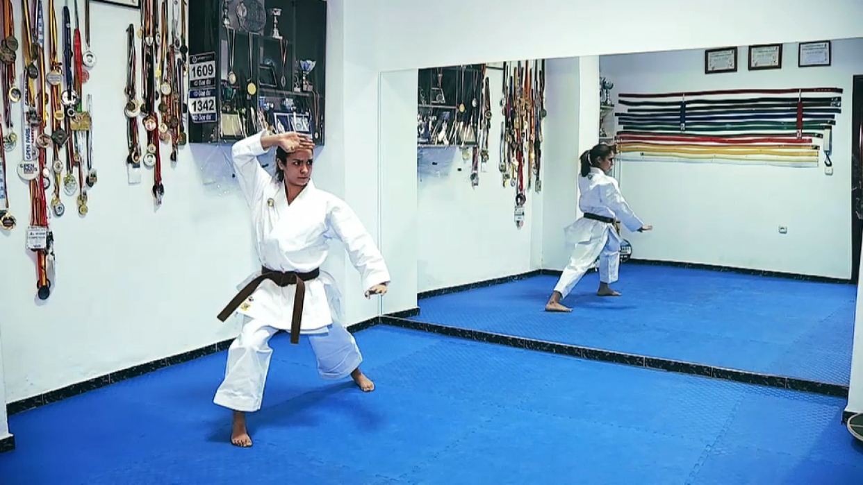 Paola García, el futuro del karate