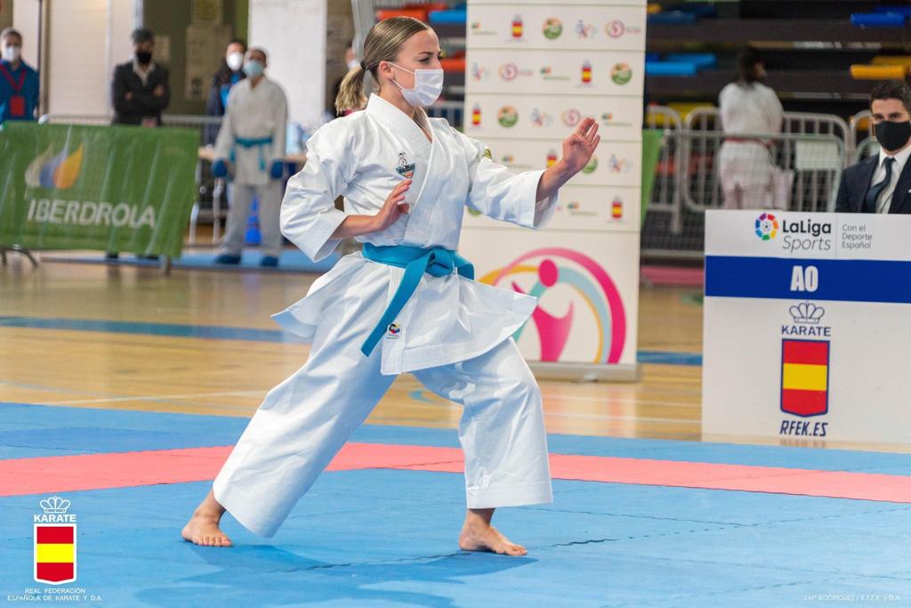 Lidia Rodríguez destaca en el regreso del Karate a las competiciones