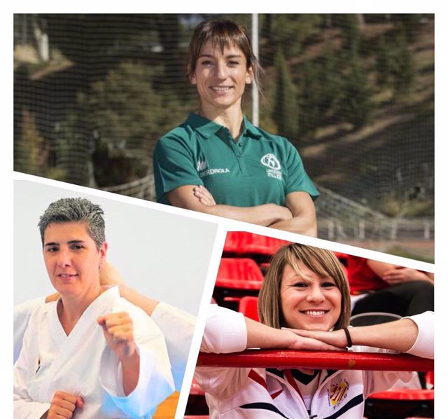 Sandra Sánchez, Irene Colomar y Obdulia Martínez, las tres seleccionadoras del karate español