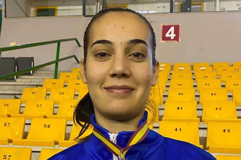 La argandeña Irene Escobar, bronce en el campeonato de España de kárate