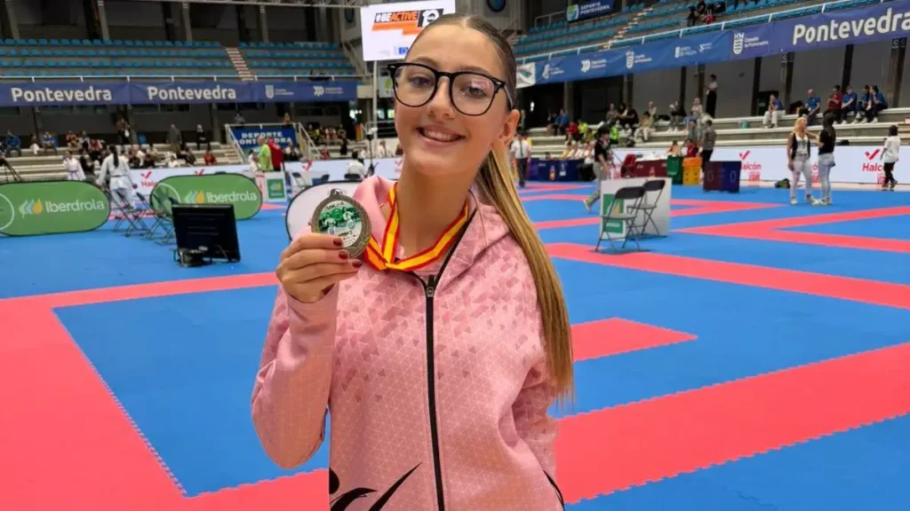 Bronce para Aina Padilla en la Liga Nacional de Karate